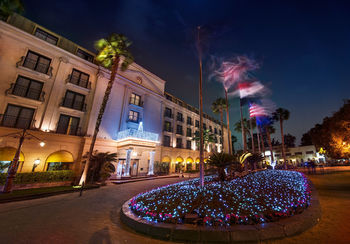 Hotel Front - Evening or Night